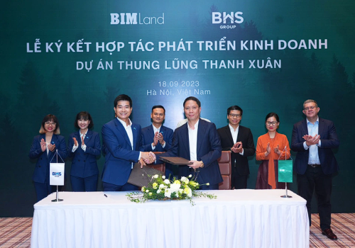 BIM Land hợp tác BHS Group phát triển kinh doanh Thành phố thượng lưu trong lòng thung lũng