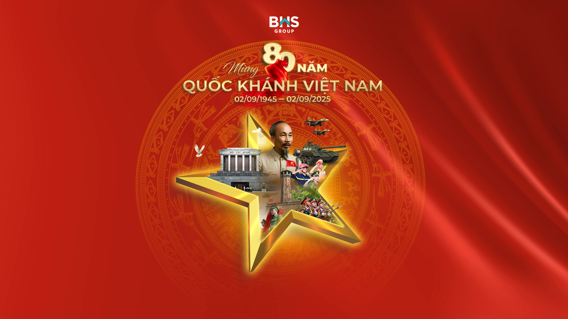 ✨ BẢN ĐỒ BHS – 80 NĂM DẤU ẤN ĐỘC LẬP · TỰ DO · HẠNH PHÚC ✨ 