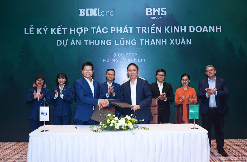BIM Land hợp tác BHS Group phát triển kinh doanh Thành phố thượng lưu trong lòng thung lũng